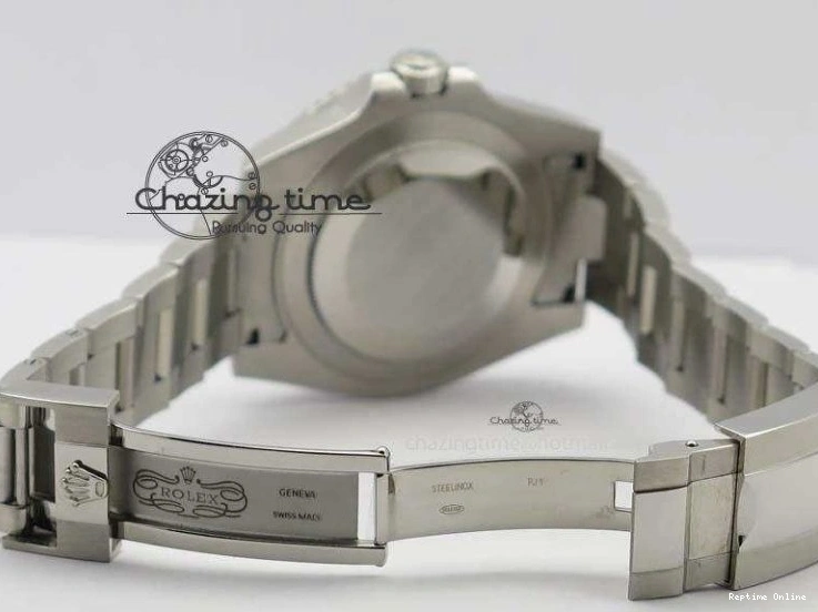 0524 Soft GMT-Master II 116759 SS Bp-Maker Black Ruby Crystal Diamond Dial On SS Bracelet A 3766